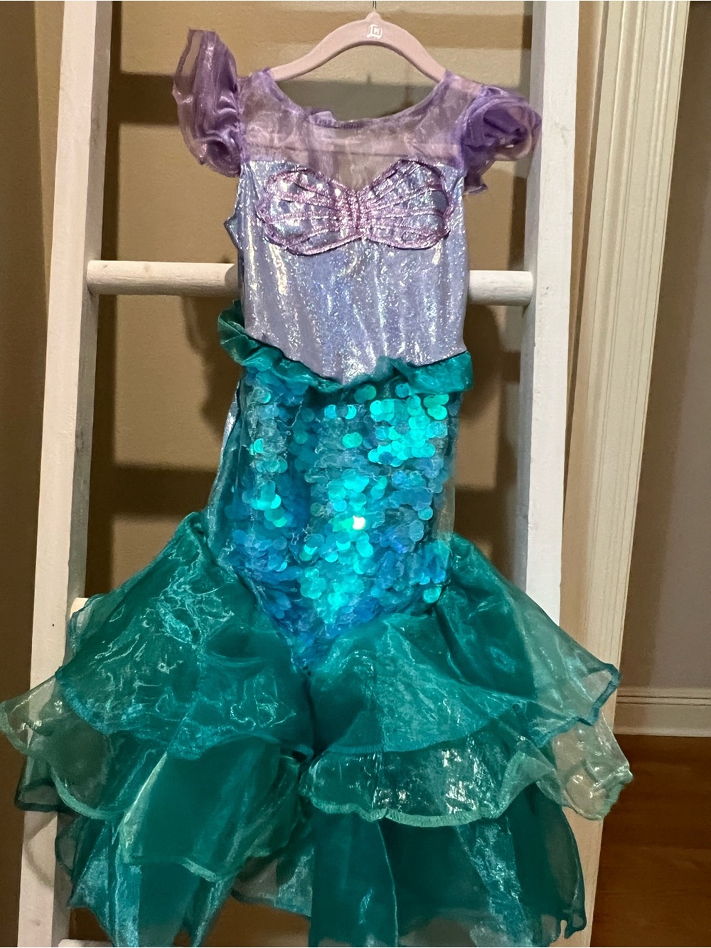 Disney Mermaid Costume Dress - Purple & Teal